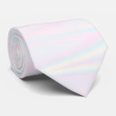 Cravate couleurs pastel en zig zag (Roulé)