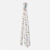 Cravate Couleurs personnalisées de point rétro atomique de (Dos)