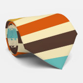 Cravate Couleurs rétrogrades Couleurs horizontales Rouge j (Roulé)