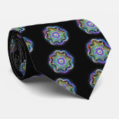 Cravate Couleurs Universe Mandala (Roulé)