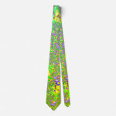 Cravate Couleurs vives Psychedelique Funky Trip d'acide Fr (Devant)
