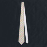 Cravate Couleurs vives rayées Élégant Modèle moderne<br><div class="desc">Couleurs Lumineuses Élégantes Modèle moderne rose Jaune Bleu Vert Violet Cravate blanc.</div>
