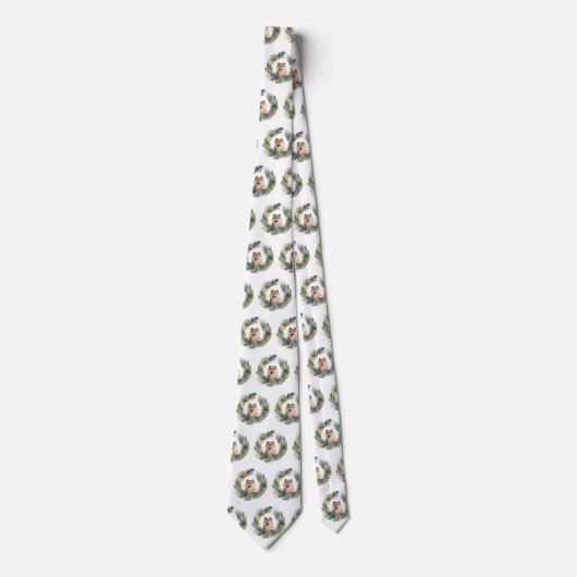 Cravate Coupe de fête de la couronne de Noël finlandaise (Devant)