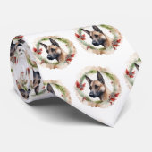 Cravate Coupe de Fête de la couronne de Noël Malinoi (Roulé)