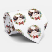 Cravate Coupe festive japonaise de germe de Noël (Roulé)