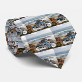 Cravate Couperet de bord de l'océan (Roulé)