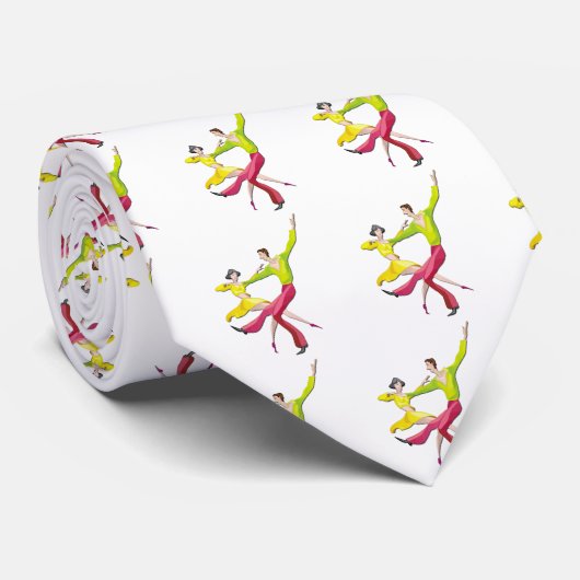 Cravate Couple Dancing (Roulé)