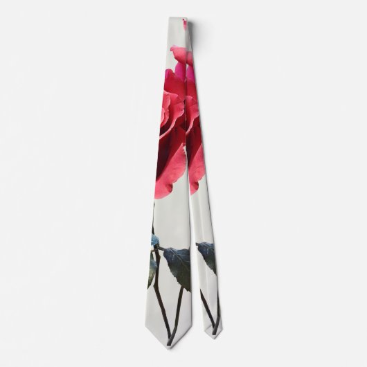 Cravate Couple de Roses (Devant)