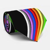 CRAVATE COURBE D'ARC-EN-CIEL (Roulé)