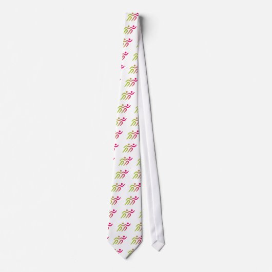 Cravate Coureur garçon avec filles (Devant)