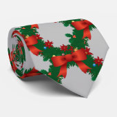 Cravate Couronne de Noël (Roulé)