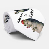 Cravate couronné porc - lard est le roi - drôle (Roulé)