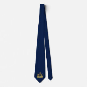 Cravate Couronne Royale Dorée II + votre fond & idées