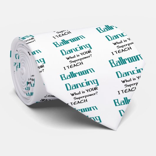 Cravate cours de danse de salon (Roulé)