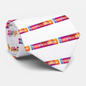 Cravate Course à vélo de natation, Triathlon design cool (Roulé)