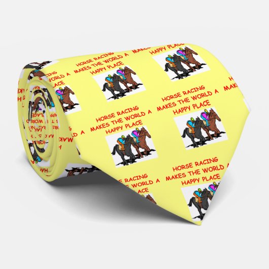 Cravate course de chevaux (Roulé)
