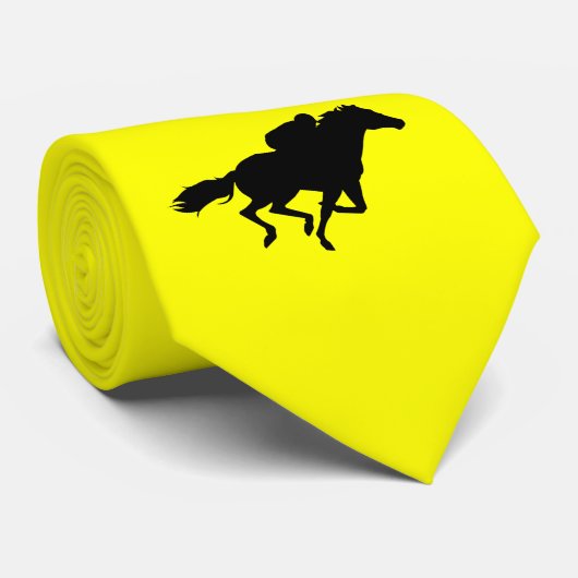 Cravate Course de chevaux (Roulé)