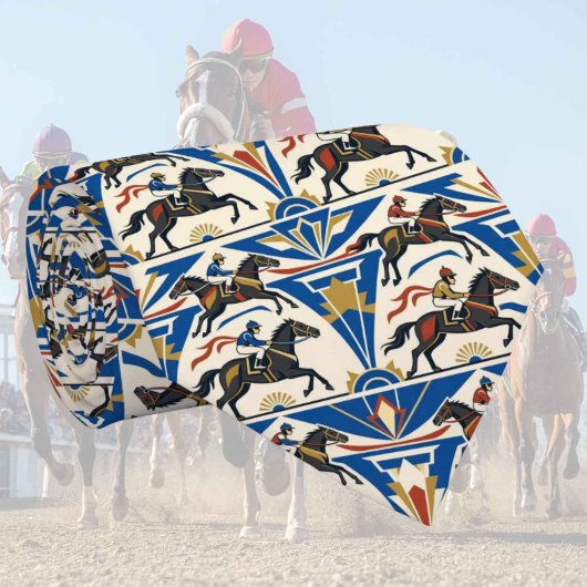 Cravate Course Hippique Faux Soie | Gentleman Cavalier de