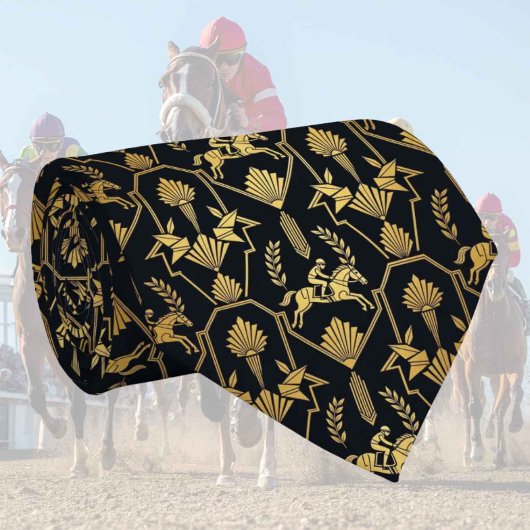 Cravate Course Hippique Faux Soie | Gentleman Cavalier de 