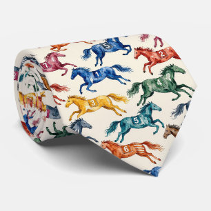 Cravate Course Hippique Faux Soie Gentleman Cavalier de