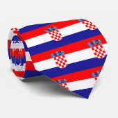 Cravate Coût bas ! Drapeau croate (Roulé)