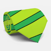 Cravate Couvercle à rayures de chaux (Roulé)