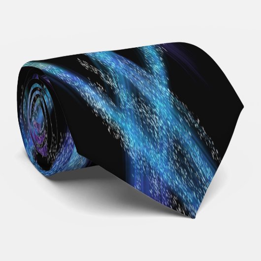 Cravate Couvercle abstrait rétro (Roulé)