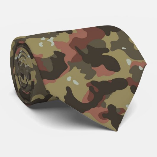 Cravate Couvercle Camouflage (Roulé)