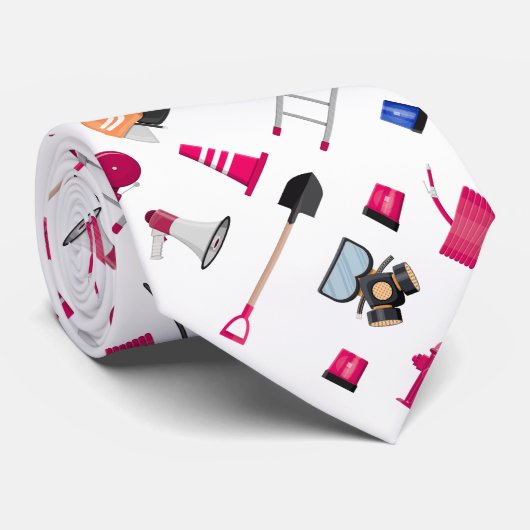 Cravate Couvercle de diplôme de pompier (Roulé)