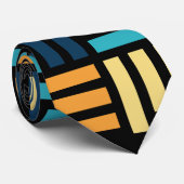 Cravate Couvercle Motif géométrique mignon coloré (Roulé)