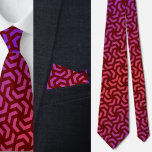 Cravate Couvercle Motif géométrique mignon coloré<br><div class="desc">Colorée Cute Motif cravate géométrique.</div>