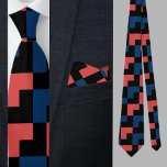 Cravate Couvercle Motif géométrique mignon coloré<br><div class="desc">Colorée Cute Motif cravate géométrique.</div>