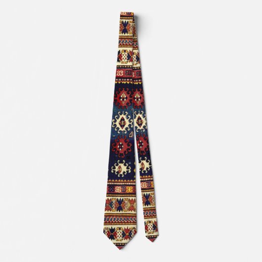 Cravate Couverture orientale dans des couleurs d'automne (Devant)