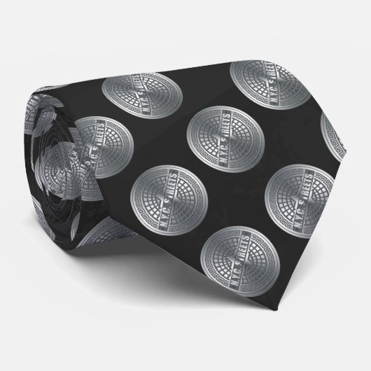 Cravate Couvertures de trou NYC (Roulé)