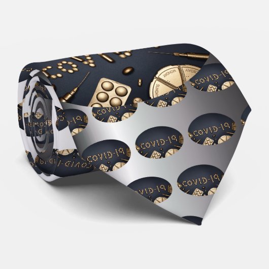 Cravate Covid-19 (Roulé)