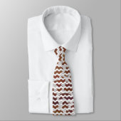 Cravate Cow Brown and White Print (Attaché)