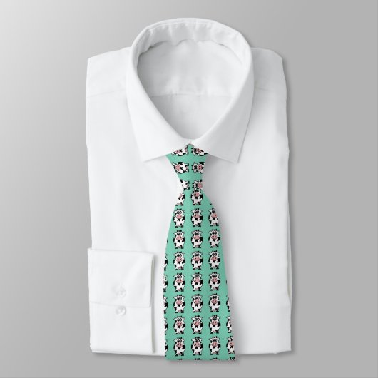 Cravate Cow Pattern (Attaché)
