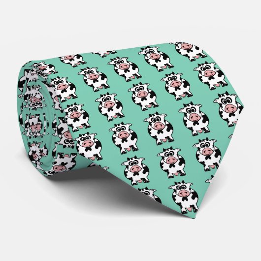 Cravate Cow Pattern (Roulé)