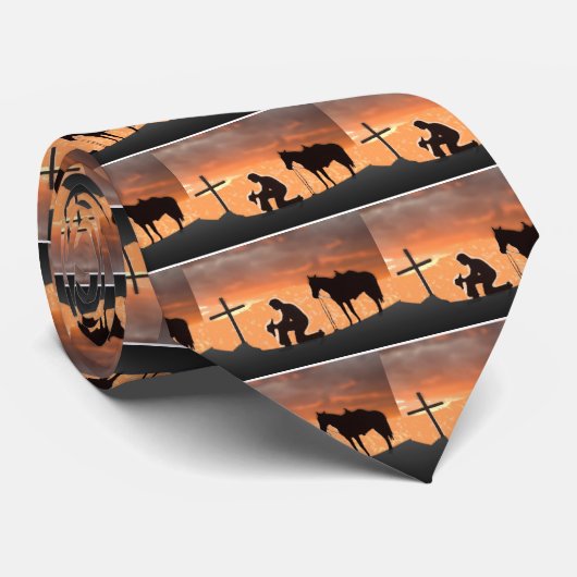 Cravate Cowboy seul (Roulé)