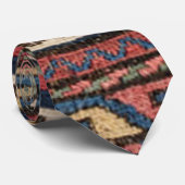 Cravate Cowboy Sumakh :: 19ème siècle Colorful Rouge Blanc (Roulé)