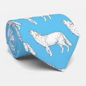 Cravate Coyote Howling Thunder_Cove (Roulé)