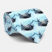 Cravate Crabe bleu contagieux (Roulé)