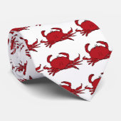 Cravate Crabe rouge (Roulé)