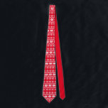 Cravate Crabe rouge de Noël<br><div class="desc">Cette cravate de Noël à la mode sur le thème des crustacés comprend un amusant motif crabe et flocon de neige. Parfait pour les photos de Noël de plage,  les services religieux de Noël et les fêtes de pull moches.</div>