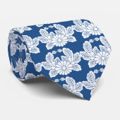 Cravate Crabes chrysanthème (Mon Crest) (Roulé)