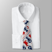 Cravate Crabs n Lobsters Light Gray Diagonal Print Tie (Attaché)