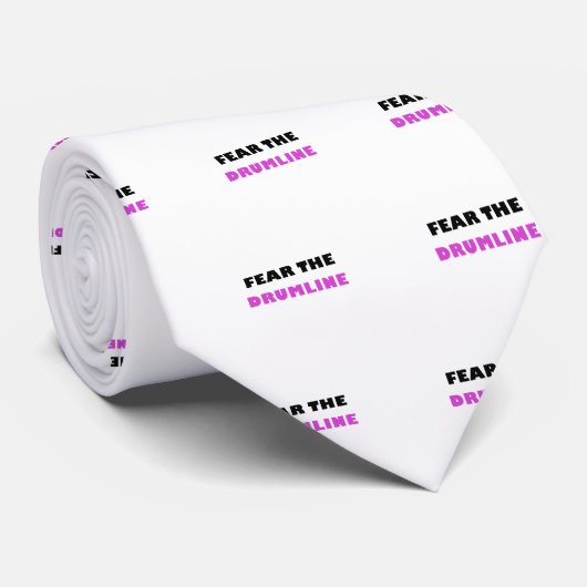 Cravate Craignez le Drumline (Roulé)