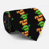 Cravate Craignez le monstre (Roulé)