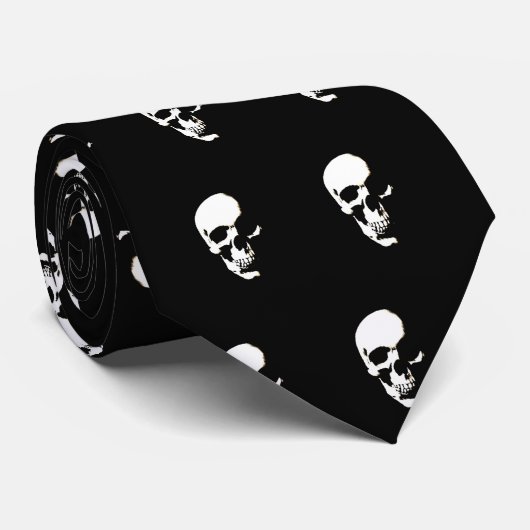 Cravate Crâne (Roulé)