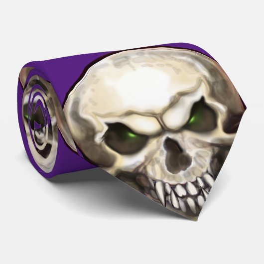 Cravate Crâne (Roulé)